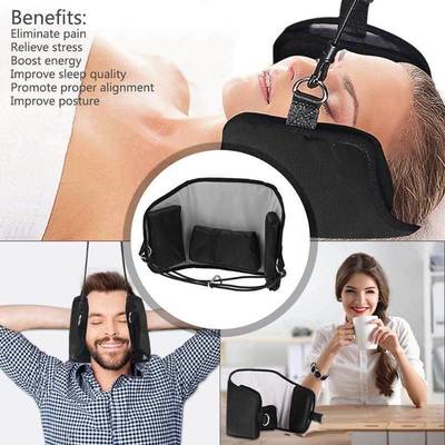 极速Pain Relief kRelaxing Neck Pillow Massager Neck Hammock