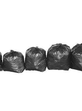 极速厂家ALfS-001黑色加厚环卫垃圾袋物业酒店一次性垃圾袋清洁工