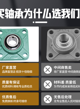 极速YUV外球面加方形座轴承 UCF312 F313 FG314 F315 F316 UCF317