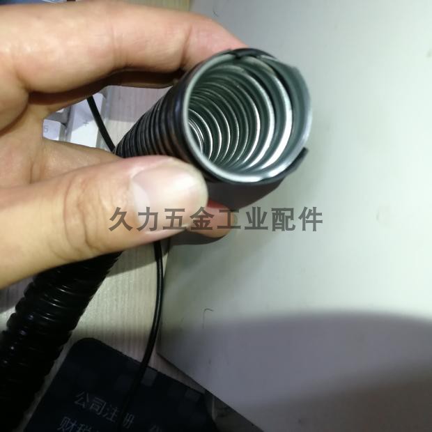 极速包塑软管蛇皮管JSB包塑金属软管波纹管电线套管国.标加厚金属