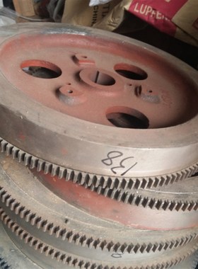 极速莱动莱柴 时风j SF138 KM138 电动飞轮总成 145牙齿圈 柴油机