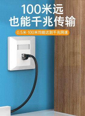 极速插孔转接口网络线两头接路由摄像H头网吧信号宿舍鼠标转接头
