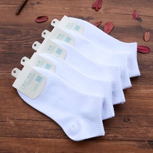 低帮短筒薄四季 短袜春夏季 运动袜隐形袜防滑透 袜子h男士 极速5双装