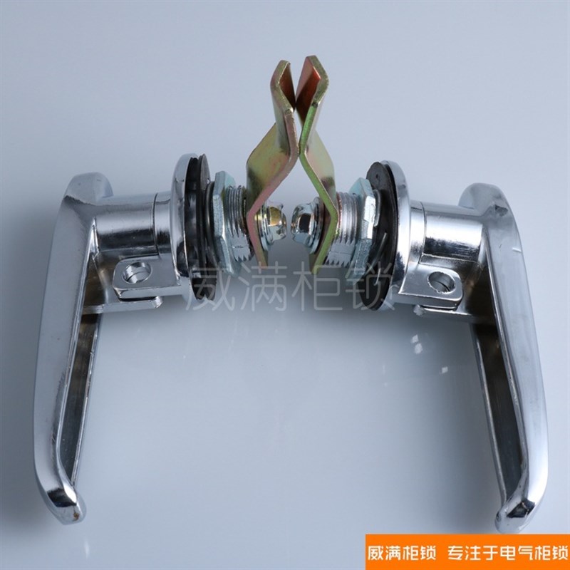 柜锁 MS913把手锁 动力箱机柜执手锁 户外电柜门锁 可装挂锁