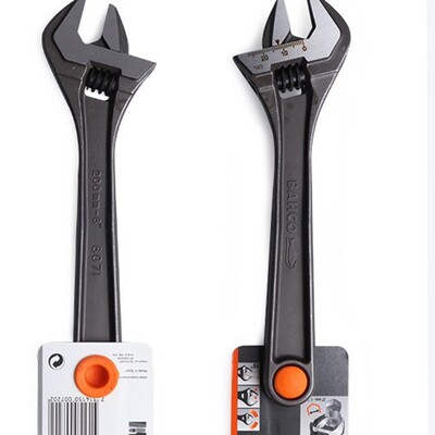 ERGO 8069 8070活动扳手8075活口扳子黑色铬钒钢 46 8 10 12 15寸