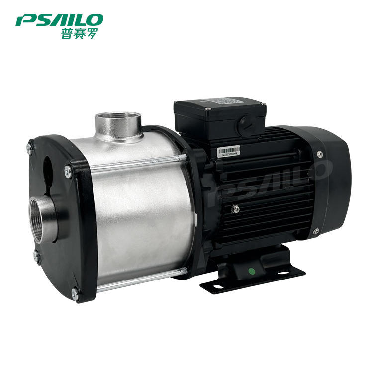普赛罗CHM8卧式多级离心泵220V加热水循环304不锈刚耐腐增压泵