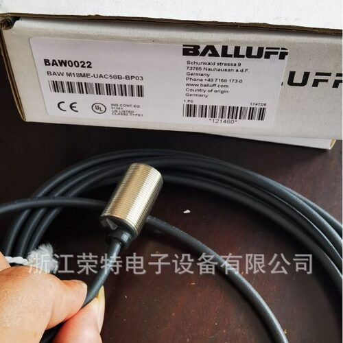 全新销售德国巴鲁夫模拟量接近开关BAW M18ME-UAC50B-BP03实物拍