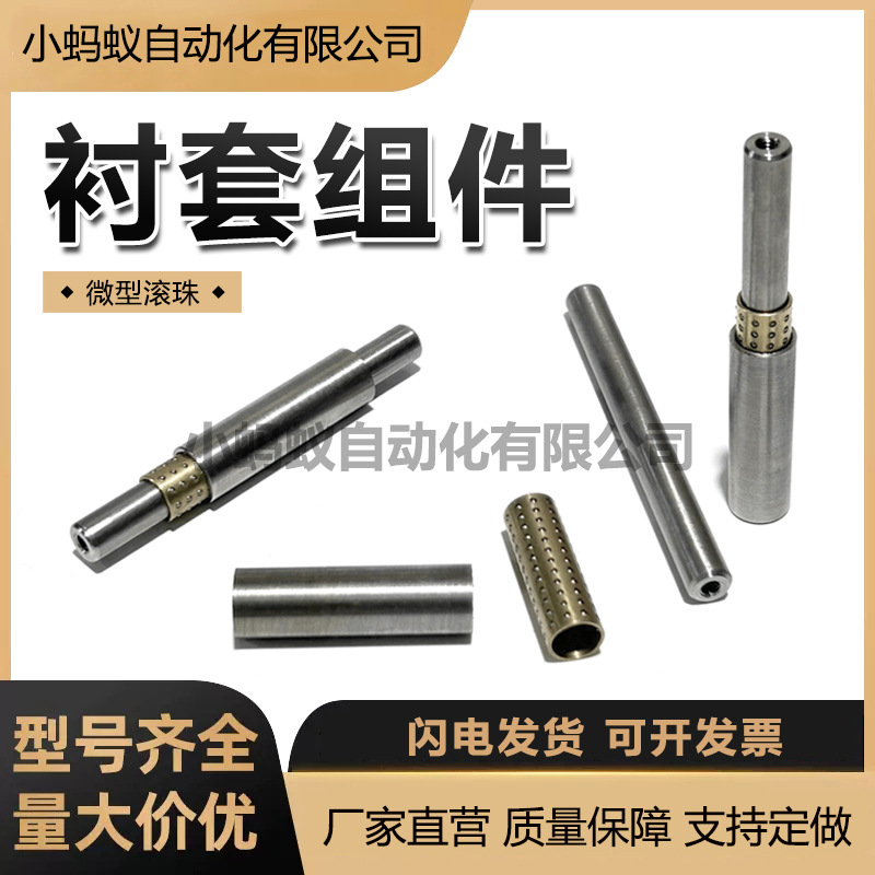 BGSTA BGSTZ微型滚珠衬套导向组件带扣环型LOE01 LOE11直杆螺纹管