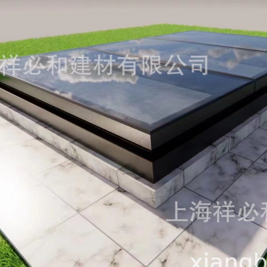 天井专用连体上悬天窗电动下雨自动关窗防水链条式隐藏电机铝合金