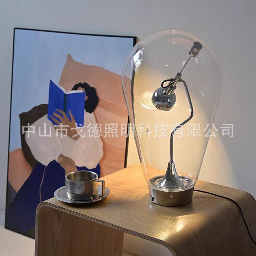 复古工业风台灯卧室床头创意设计师办公桌面工作台阅读台灯