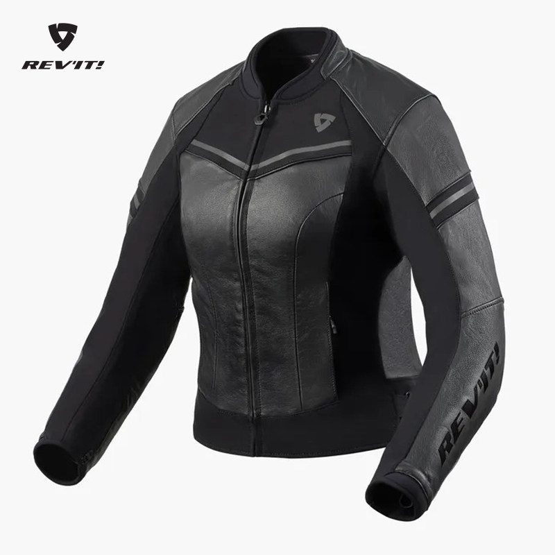 REVIT梅蒂安摩托车骑行服皮衣城市休闲防护夹克四季女机车装备
