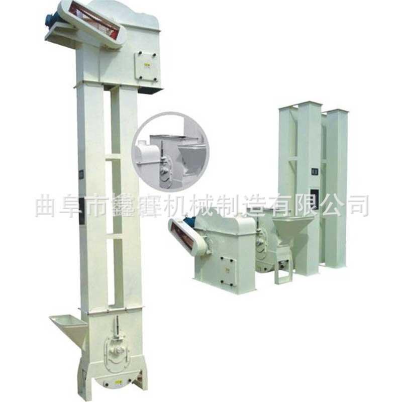 10米高度垂直斗式提升机 花生挖斗上料机 链斗式垂直加料机