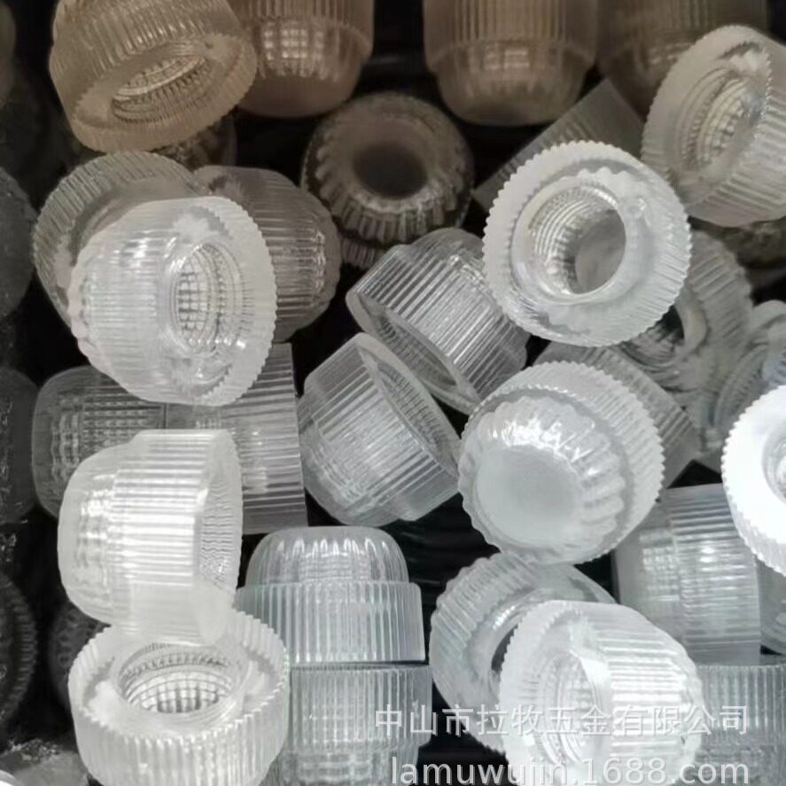 批发灯具配件手拧 塑胶螺帽 塑料闭端螺母盖深牙盖型菊花螺母