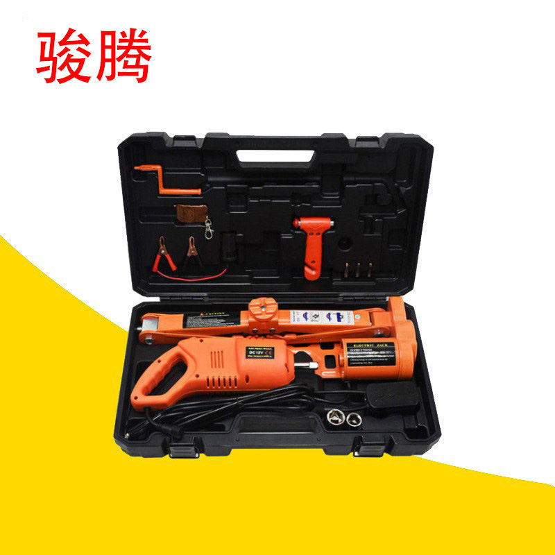 供应电动液压千斤顶12V电动扳手工具汽车维修顶高工具剪式千斤顶