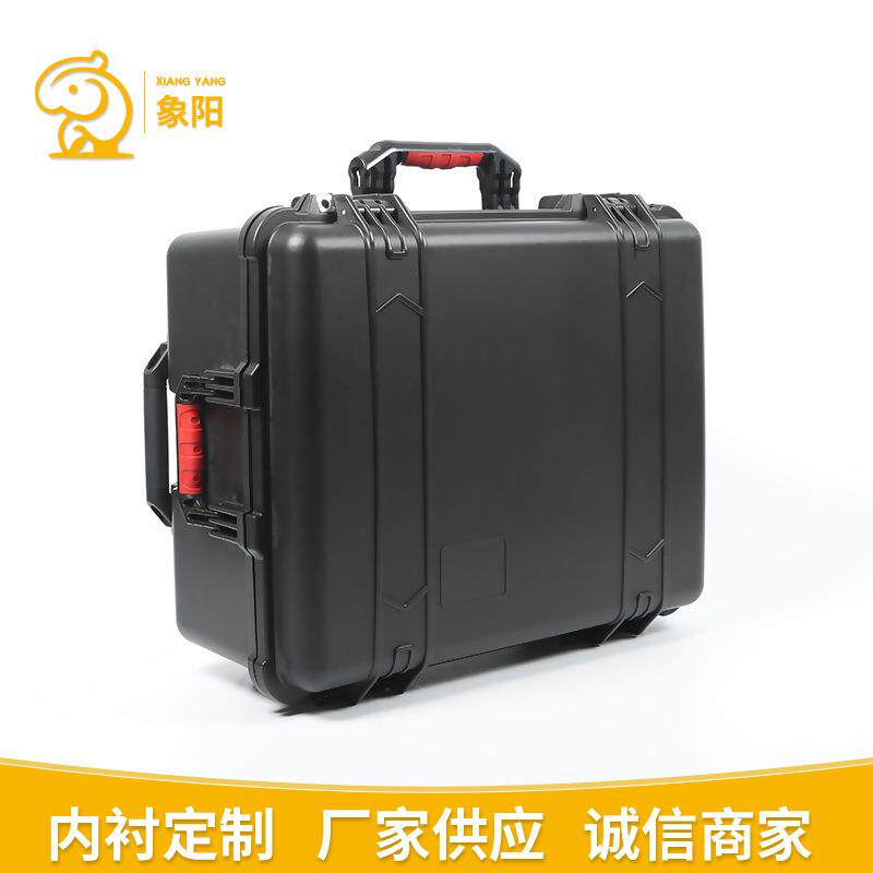 手提拉杆两用收纳箱塑料泡棉减震箱外出便携防水防护箱