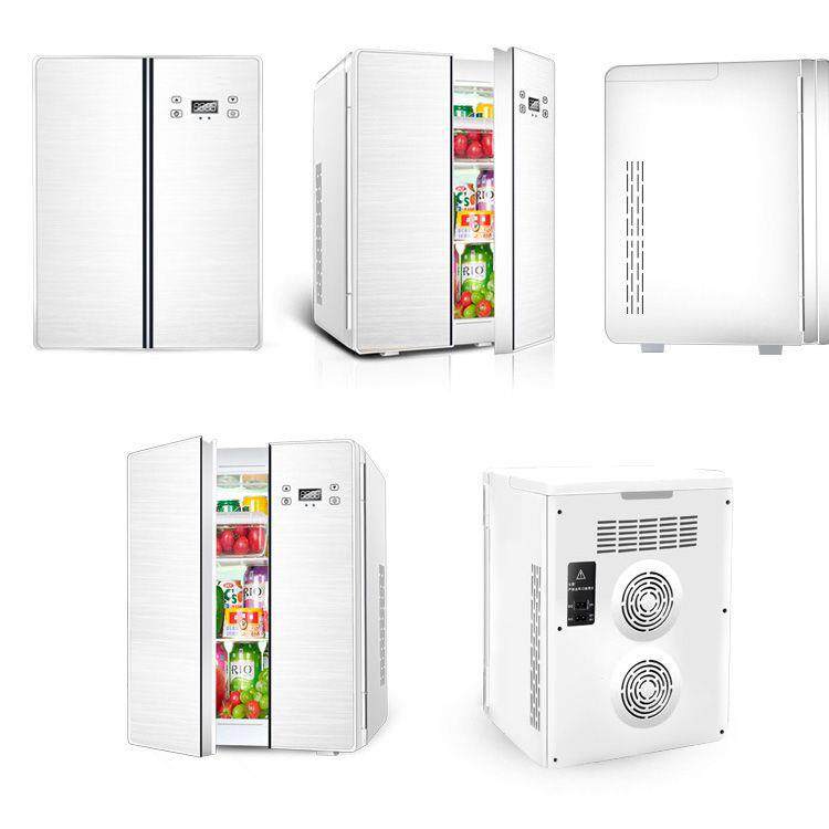 福瑞杰25L双制冷车载冰箱迷你小冰箱双门小型家用宿舍车家两用