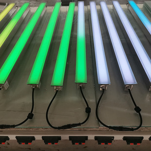 LED长条发光户外防水地砖灯条形地埋灯嵌入式线条长条形地板幻彩