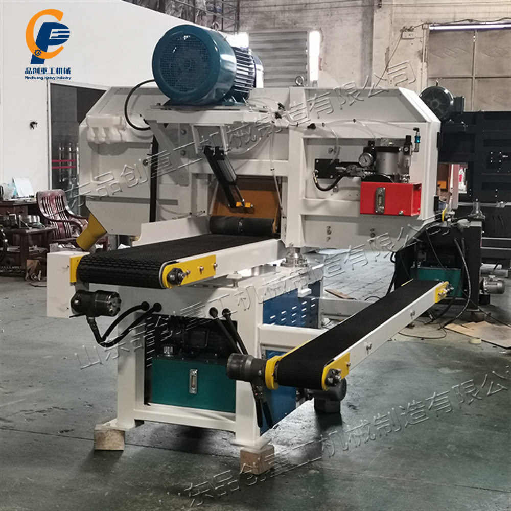 合金锯条亚克力切割分片机 卧式带锯方木开薄片机 往复式开料设备