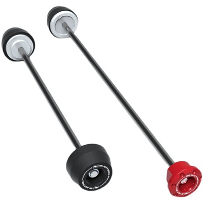 适用杜卡迪骇客Hypermootard 1100/EVO 08-12年改装前后轮轴防摔