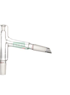 75度玻璃夹套克j氏螺口蒸馏头14-29mm高硼硅加厚耐高温具真空夹层