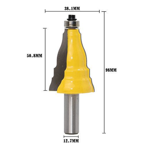 木工铣刀扶手刀线条刀12s.7MM刀柄踢脚线刀锣铣刀雕刻刀利刃刀具