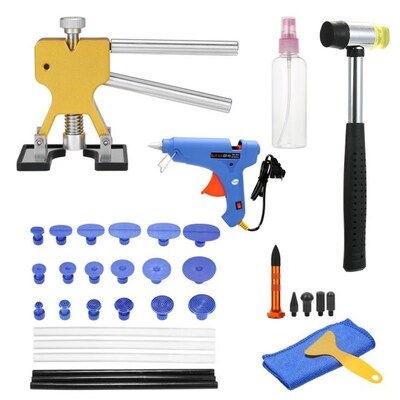 Painatless Dent Repair Tools Kit Dent Lifter Puller Glue Tab