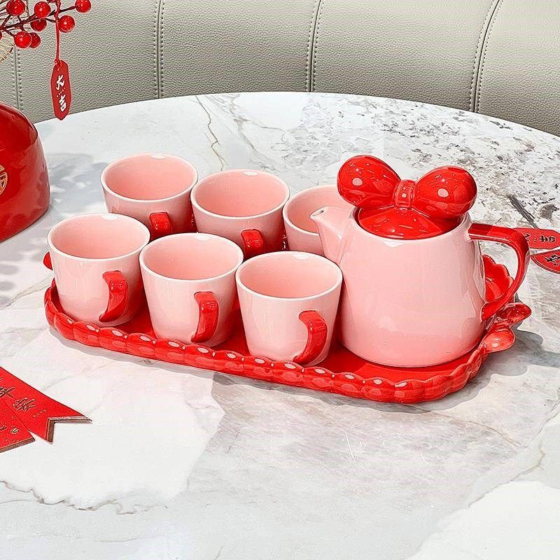 结婚新婚礼物送新娘乔o迁新居搬家伴手礼水杯杯子套装茶具套装礼,餐饮具,水具套装,淘宝优惠券,粉丝福利购,淘宝优惠卷