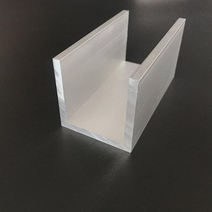 槽铝40bx40x4mm铝合金u型槽铝6061硬质铝槽内径32mm槽铝型材米价
