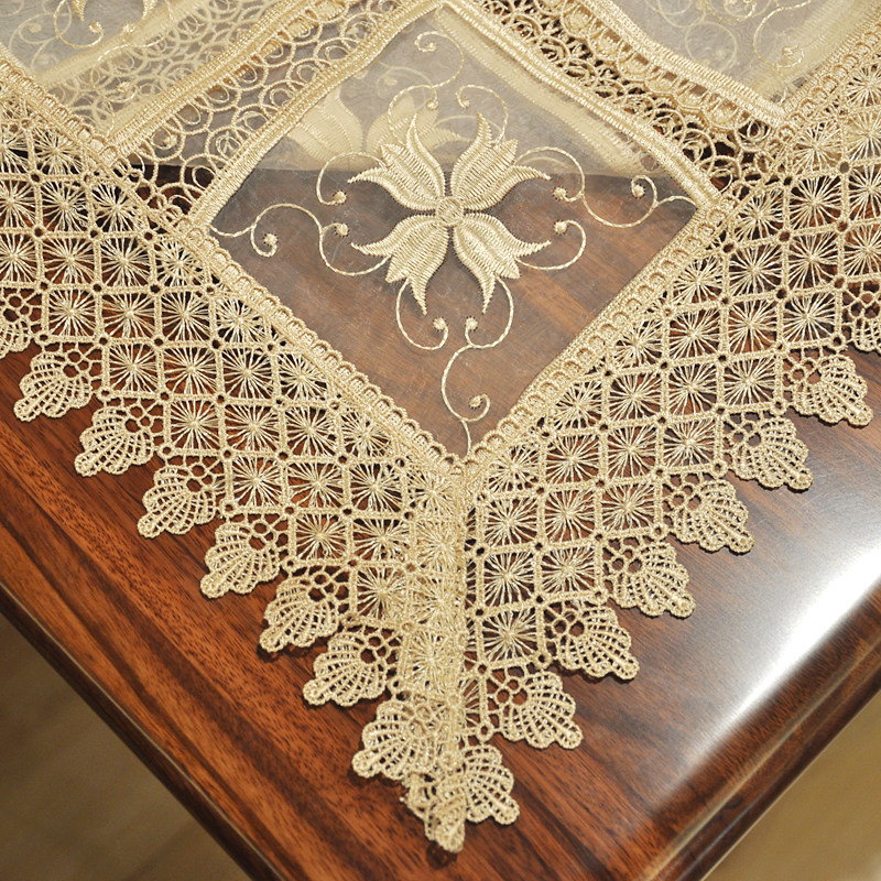欧式布艺蕾丝桌布镂空长方形餐桌布茶H几布电视柜盖巾台布钢琴巾,居家布艺,桌布,淘宝优惠券,粉丝福利购,淘宝优惠卷
