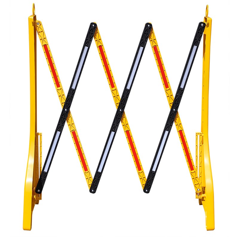 塑料伸缩围栏水马k护栏隔离墩移动折叠护栏围栏施工折叠式防护围