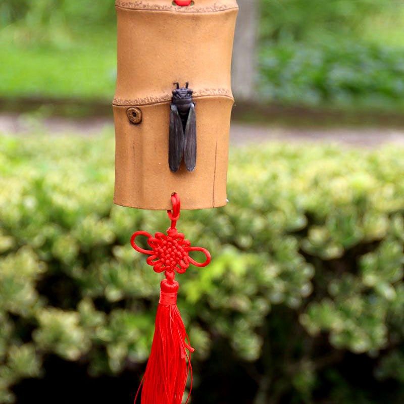 宜兴纯手工紫砂大竹片知了挂件茶宠蝉文房茶玩雕塑小摆.件知足常,餐饮具,茶宠摆件,淘宝优惠券,粉丝福利购,淘宝优惠卷