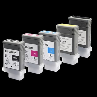 iPF670打印机绘图仪墨盒墨水 iPF785 适用佳能PFI 107墨盒iPF7v80