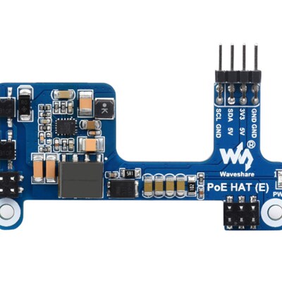 以太网供电迷你扩展板 适用树莓派u3B+/4B支持IEEE802.3af网络标