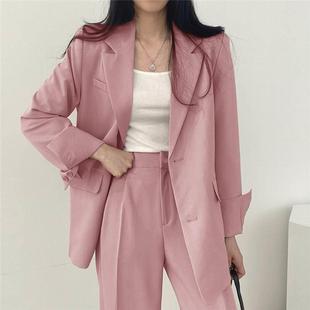 女2023women 西裤 spring autumn 西装 jacket blazer casual pants