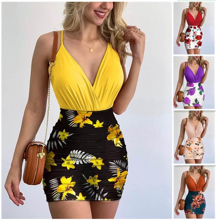 2022summer sexy party dresses ladies short dress women 女裙 女装/女士精品 连衣裙 原图主图