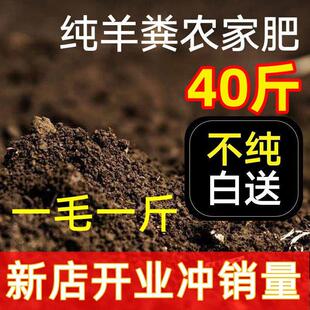 羊粪发酵有机肥种菜40斤纯鸡粪肥有机肥料蔬菜花卉养花专用农家肥