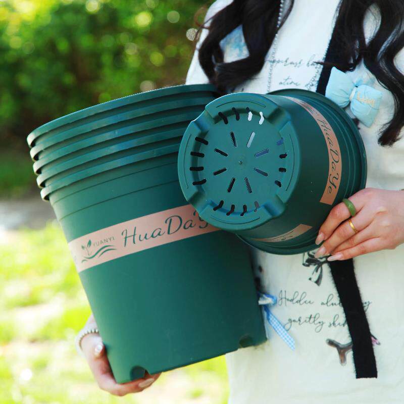 花大爷花盆家用阳台塑料大口径花盆树脂种植客厅庭院耐用月季盆