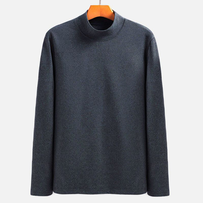 冬季圆领德绒内搭打底衫男士长袖t恤半高领秋衣保暖上衣服男秋装