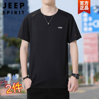 吉普JEEP2025新款夏季款圆领T恤