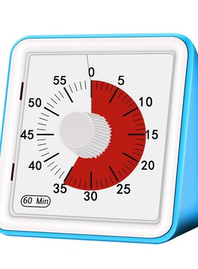60 Minutes Silent Visual og Student ClassNroom Kitchen Timer