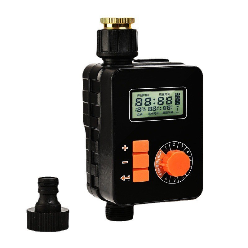 喷供应欧时亚自动浇花r器大屏显示带雨水感应任意定时微厂家滴灌