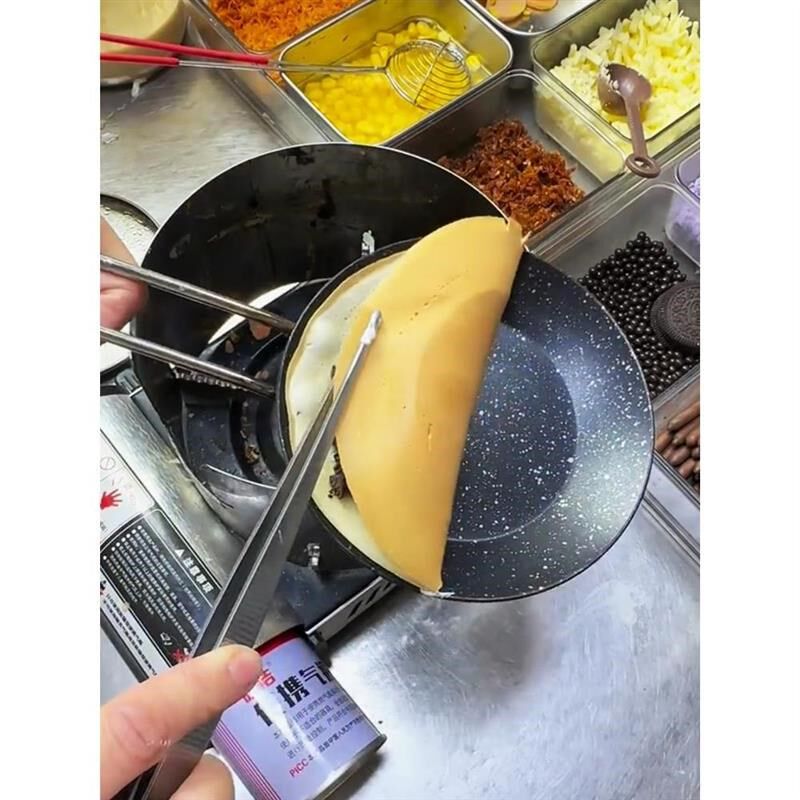 蛋烘糕专用小锅不粘n锅摆摊工具蛋饺锅煎锅迷你煎蛋锅不锈钢通用