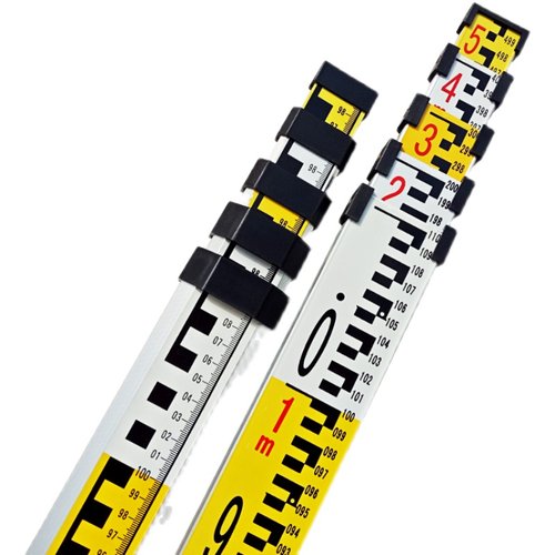 加厚水准仪塔尺5米7米3米x可伸缩标尺刻度尺5m量树测量车高