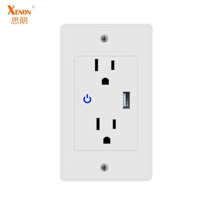 118美a规墙壁插座Wifi智能插座Zigbee远程定时开关Homekit墙插