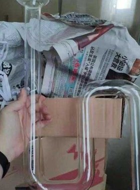 S玻璃管 eU形管 S形管 S型玻璃管 弯道管 可定制 演示水道模拟