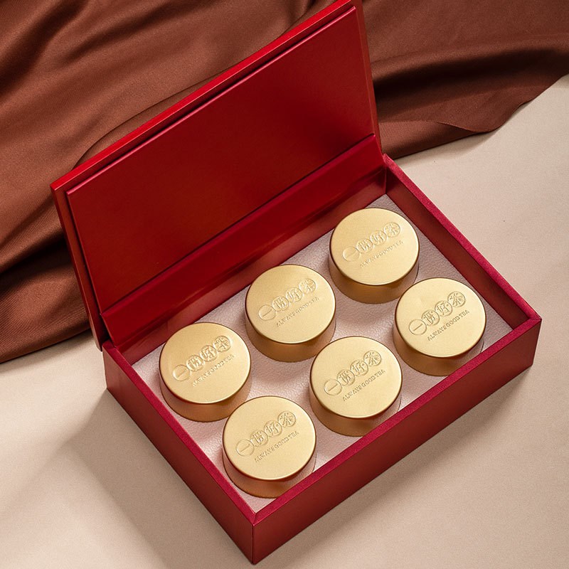 一贯好茶b小泡罐茶叶包装盒空礼盒大红袍碎银子岩茶红Z茶金骏眉通