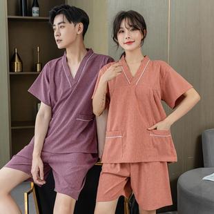 汗蒸服女弹力麻条养发理疗后开艾灸按摩美容足疗桑拿浴服针灸