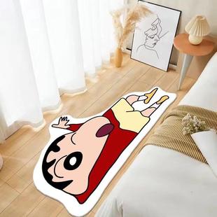 床边毯卧室地毯卡通加厚仿羊绒飘窗垫家用长条阳台垫子地垫爬行垫
