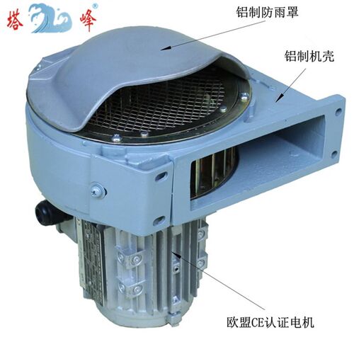 新款L-045铝壳塔吊n散热风机120w小型离心式中压高速鼓风机380现