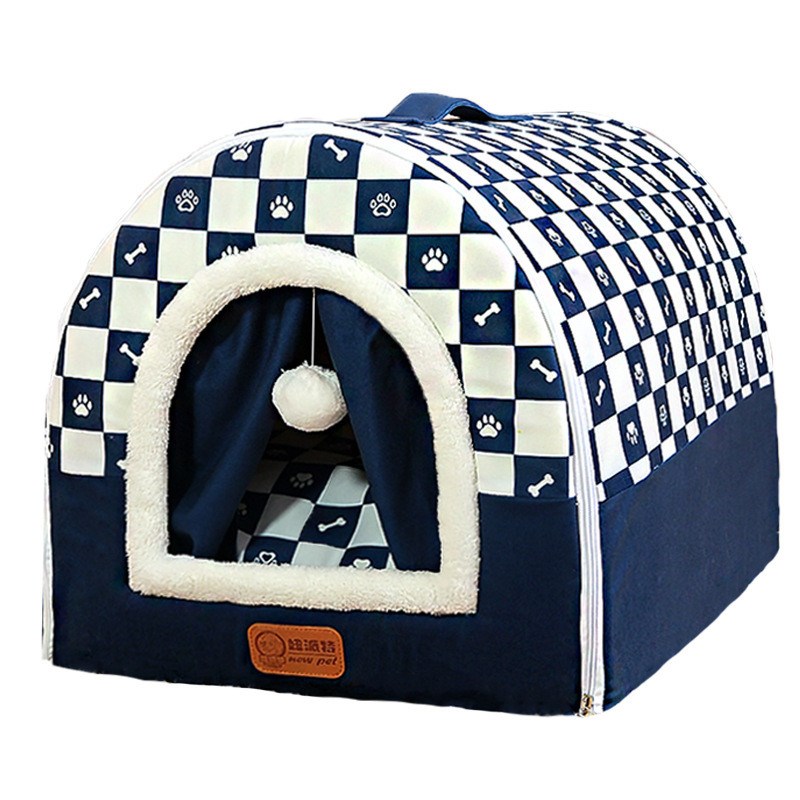 猫的房子宠物帐篷猫屋室内阳台卧室客G户多用猫窝可拆洗猫房子冬